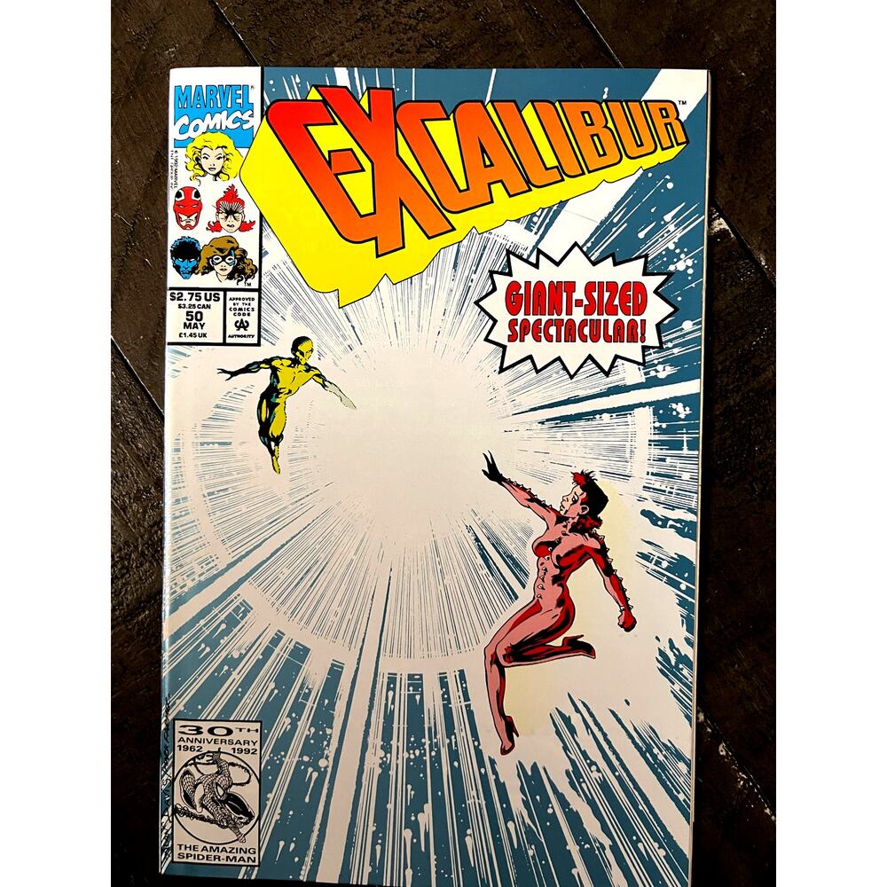 VINTAGE 1992 Marvel "EXCALIBER" #50 - M Unopened - Anniversary Issue!